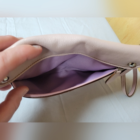 Coach Large Pink Wristlet - Picture 9 of 13